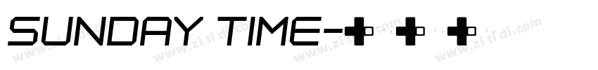 Sunday Time字体转换